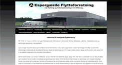Desktop Screenshot of espergaerdeflyt.dk
